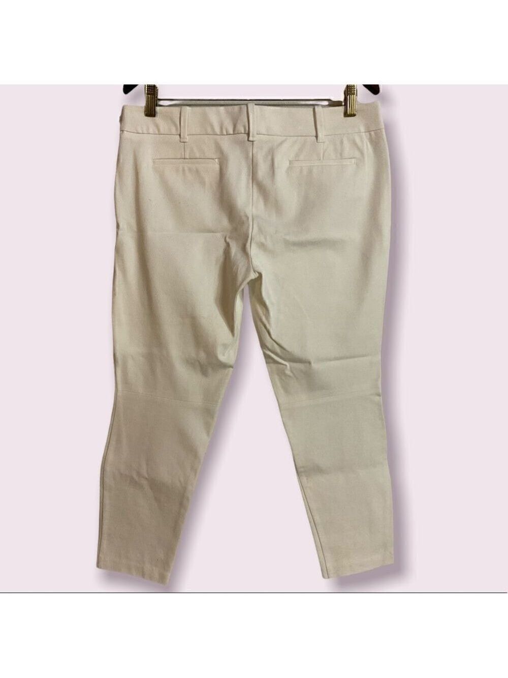 Max Studio White Formal Skinny Pants Size 10 - Picture 2 of 4
